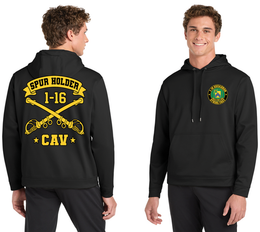 Spur Ride Hoodie - Dri Fit - Front & Back