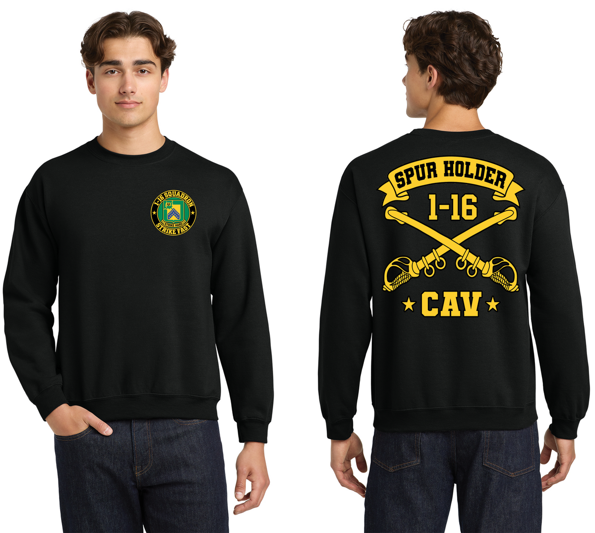 Spur Ride Sweatshirt - Front & Back
