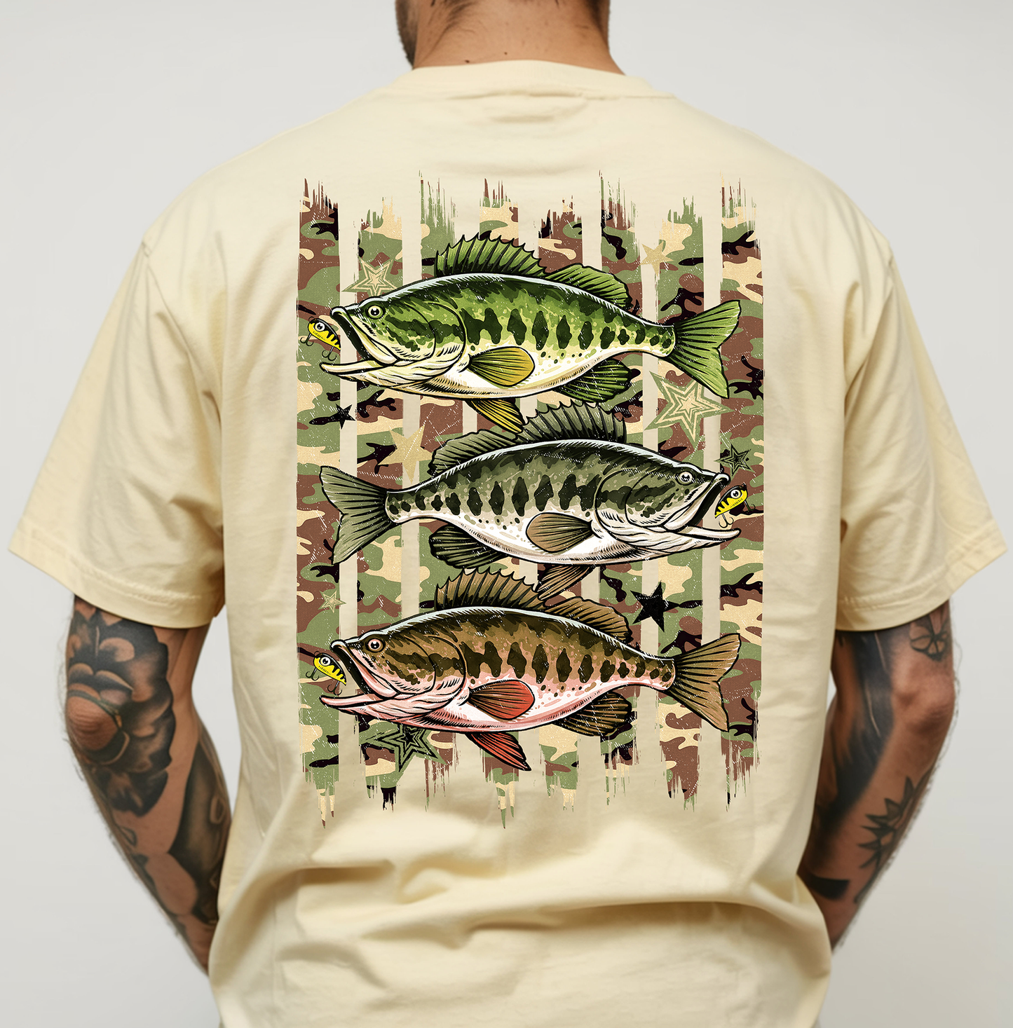 Fish & Camo - Full Color - DTF Transfer - 2-5 Business Days