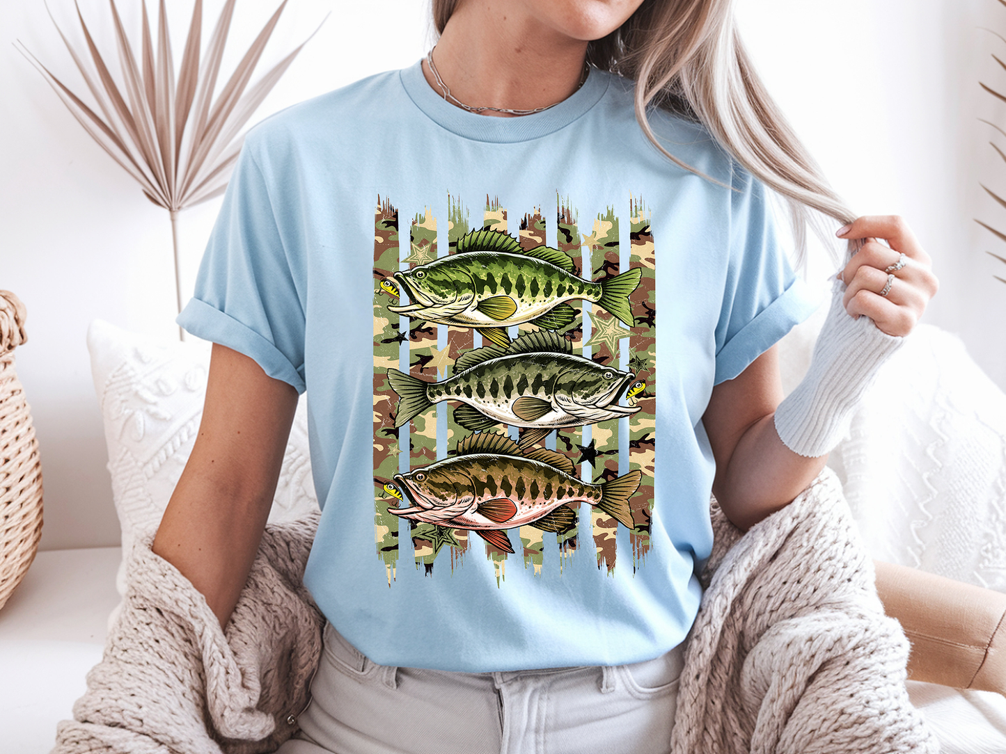 Fish & Camo - Full Color - DTF Transfer - 2-5 Business Days