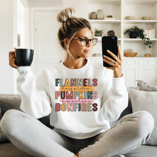 Flannel Pumpkins-WHOLESALE- DTF Transfer