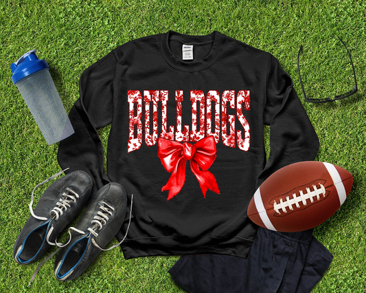Floral Bulldogs - Full Color- DTF TRANSFER-