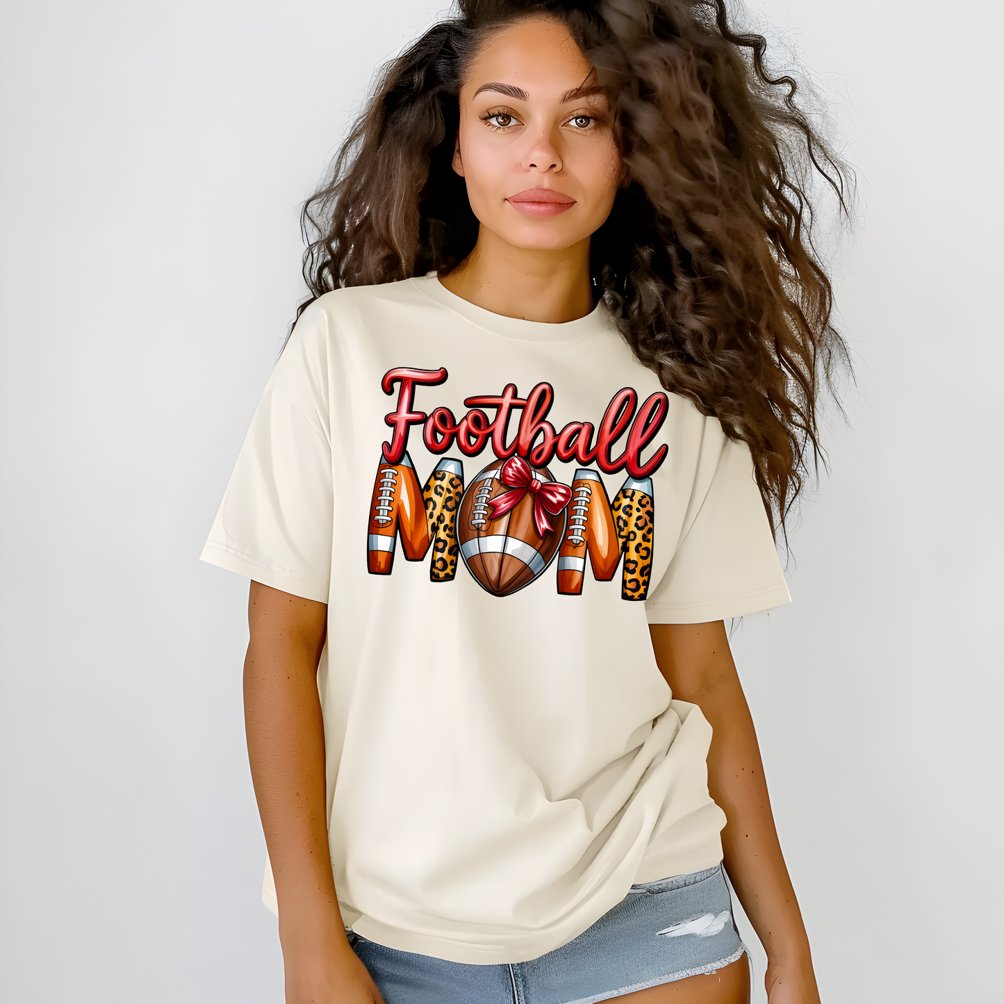 Football Mom- DTF TRANSFER - WHOLESALE (Copy)