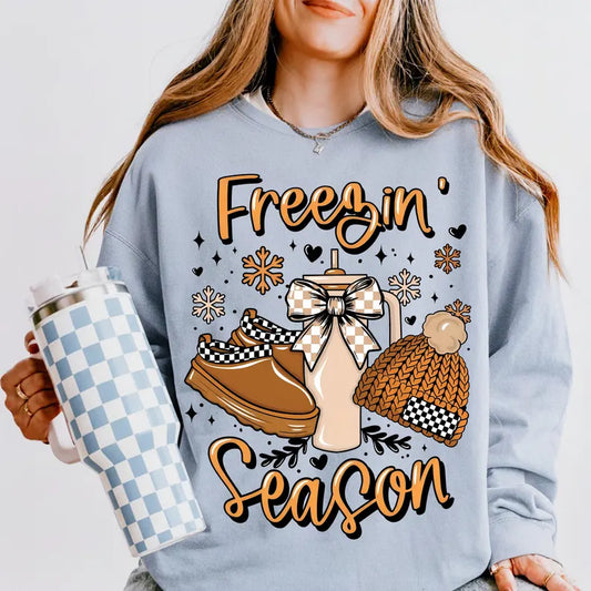 Freezin Season - Full Color DTF Transfer - Friday New Releases