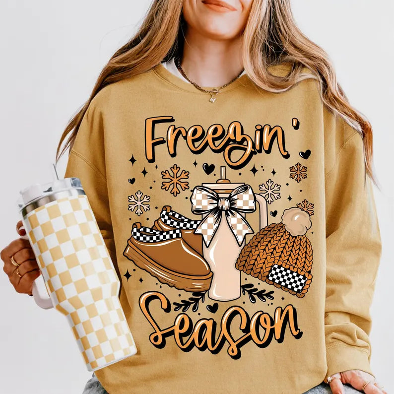 Freezin Season - Full Color DTF Transfer - Friday New Releases