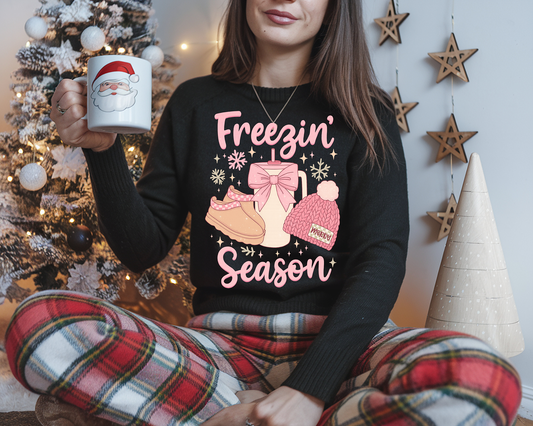 Freezing Season Pink- Full Color DTF Transfer - Friday New Releases