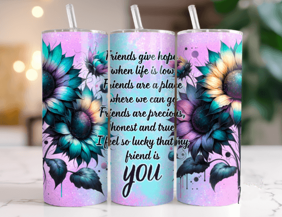 Friendship - 20oz TUMBLER WRAP - PRE ORDER