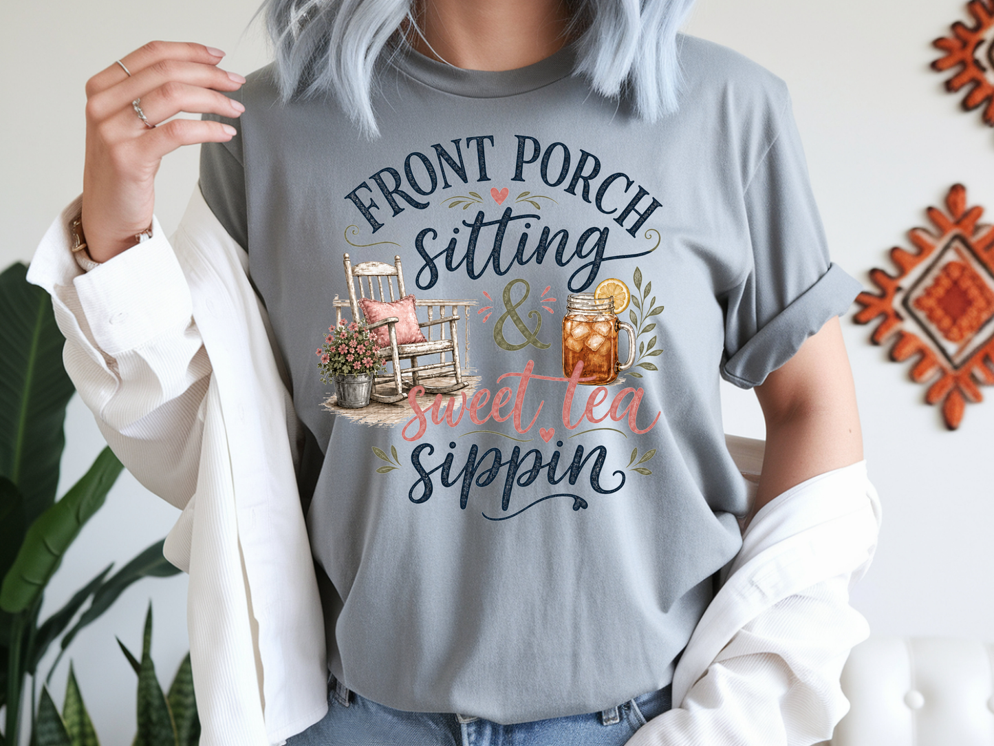 Front Porch Sittin- DTF TRANSFER - WHOLESALE