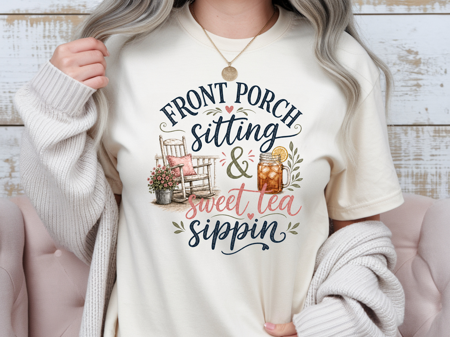 Front Porch Sittin- DTF TRANSFER - WHOLESALE