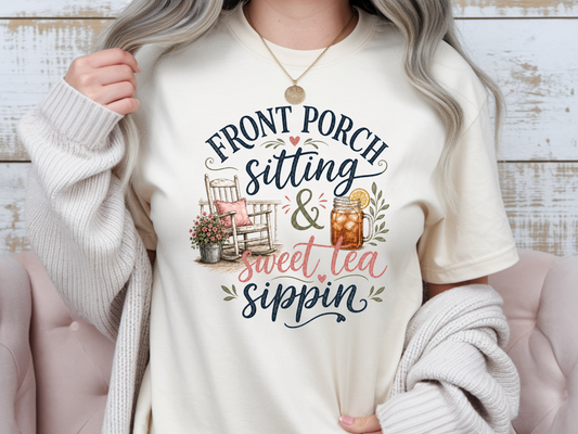 Front Porch Sittin- DTF TRANSFER - WHOLESALE