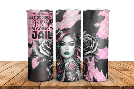 I'm Going To Jail - 20oz Sublimation Wrap