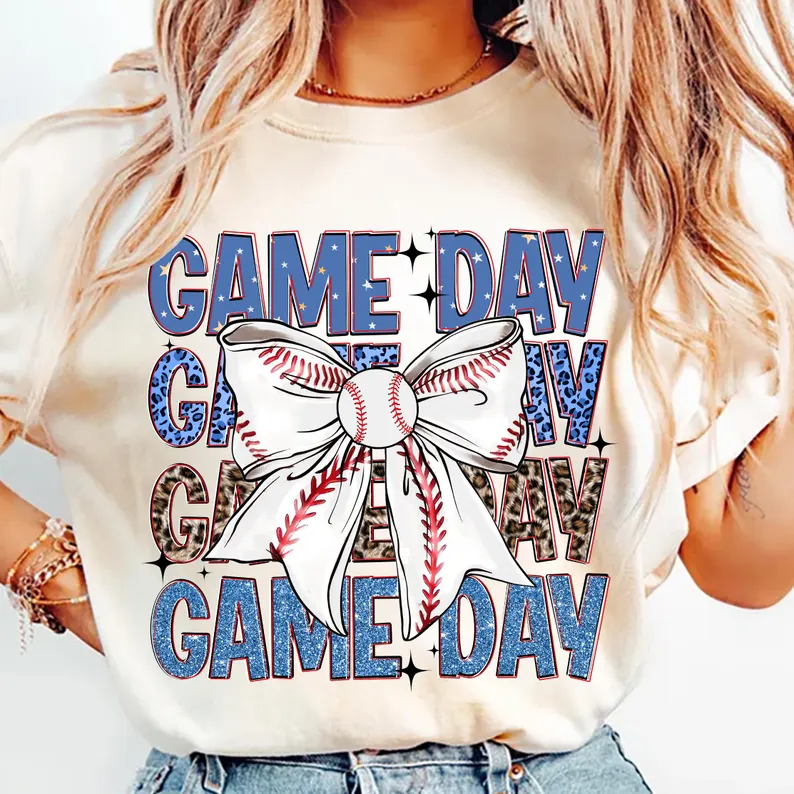 Game Day Baseball Repeat - DTF TRANSFER -