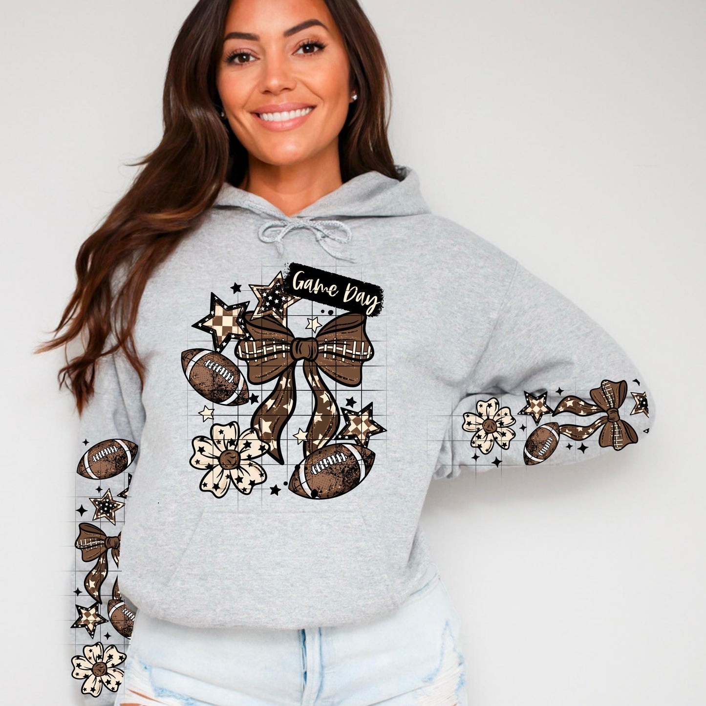 Game Day - w/ Double Sleeves - Full Color DTF Transfer-2-5 Business Days