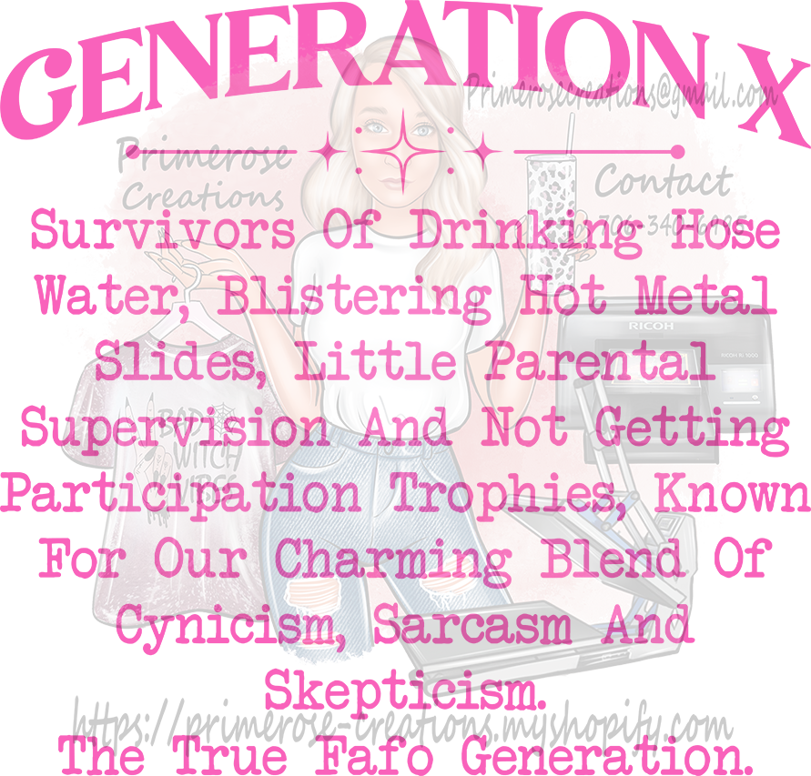 Generation X Pink With Pocket