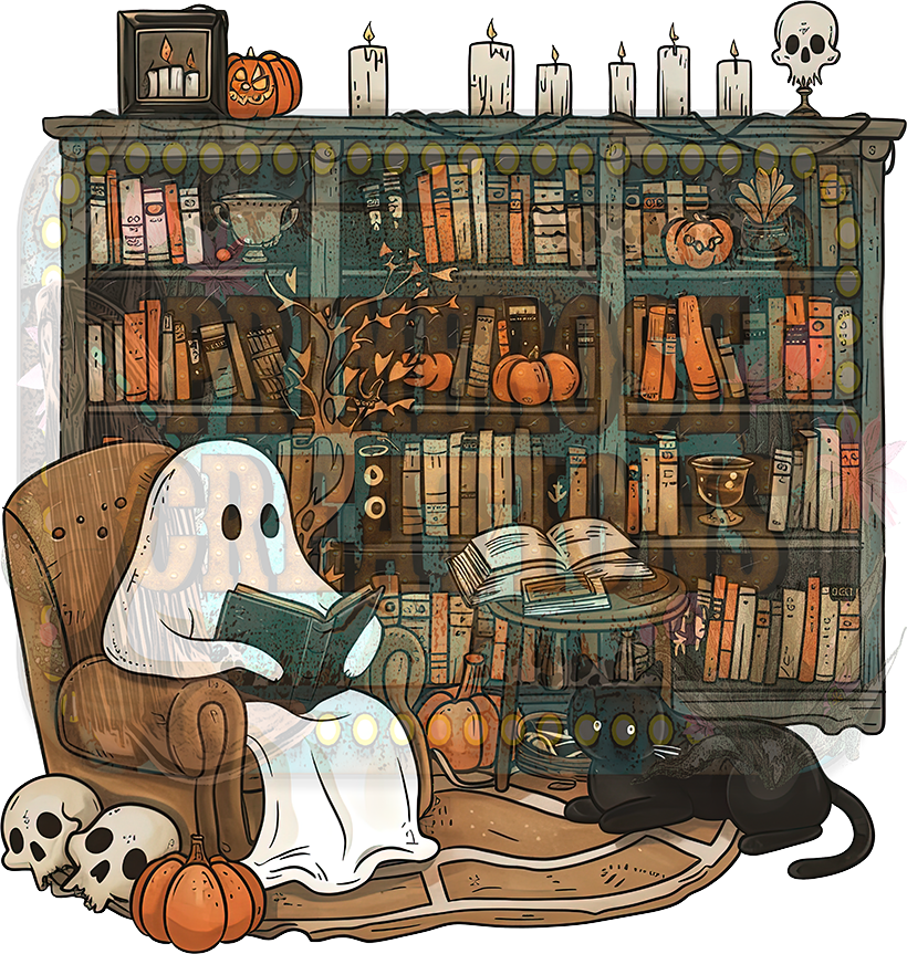 Ghostie and Books