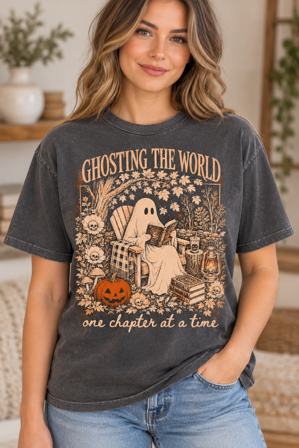Ghosting the World - DTF Transfer - 2 to 5 business days