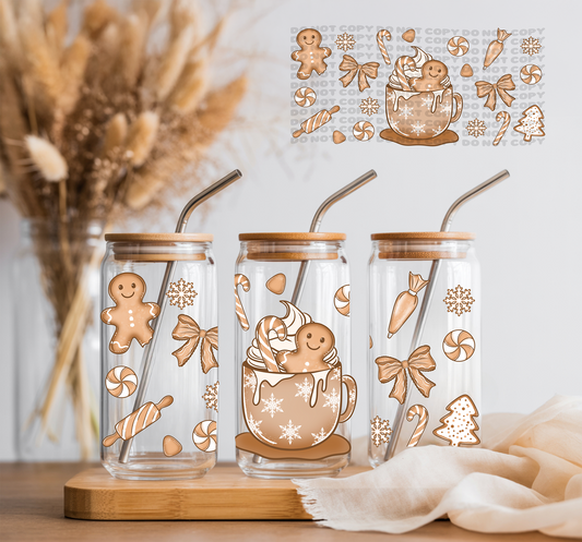 Gingerbread -16 oz UVDTF Wrap -2-5 Business Days