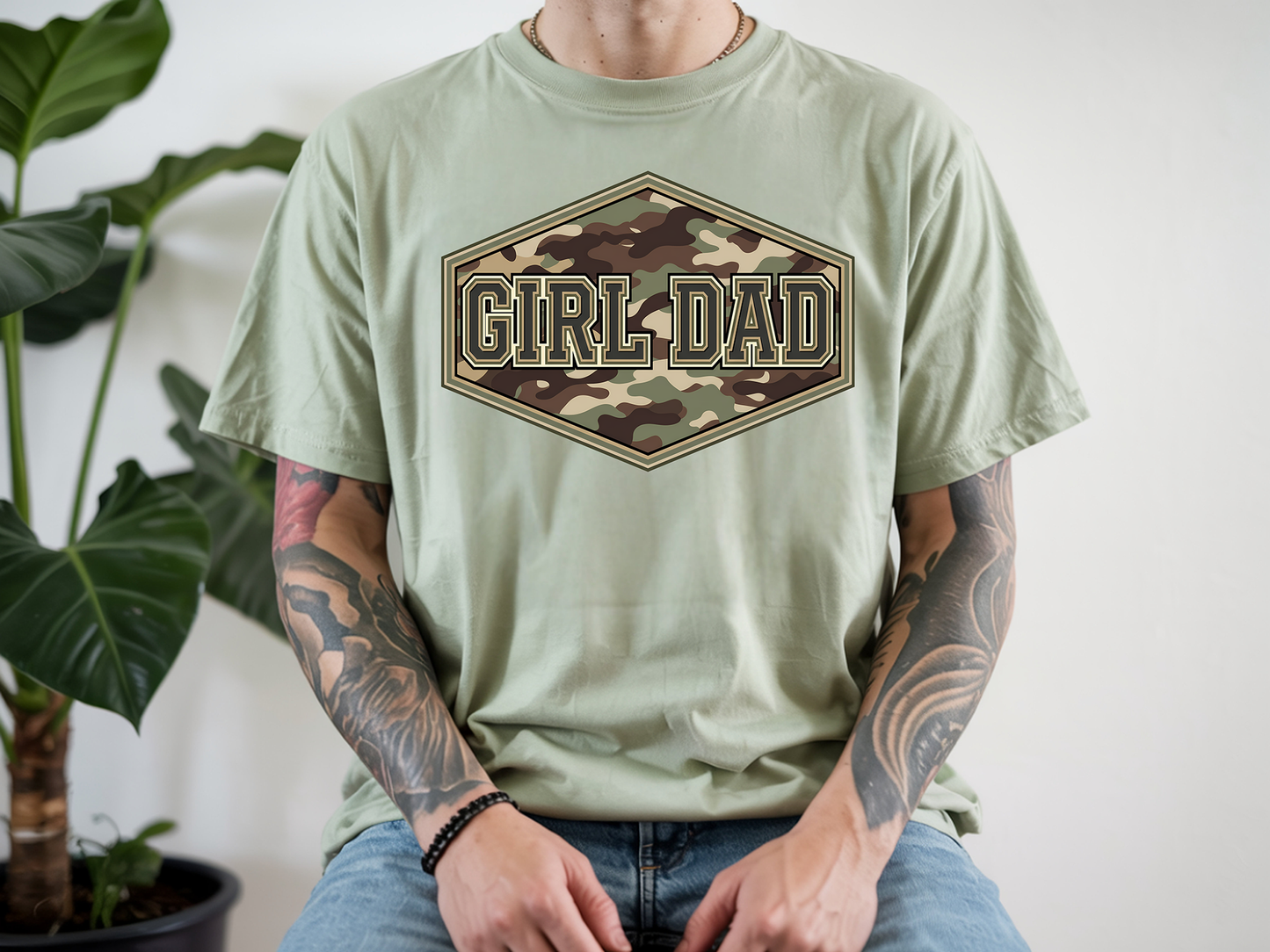 Girl Dad - Full Color - DTF Transfer - 2-5 Business Days