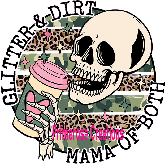 Glitter and Dirt Skelly DTF