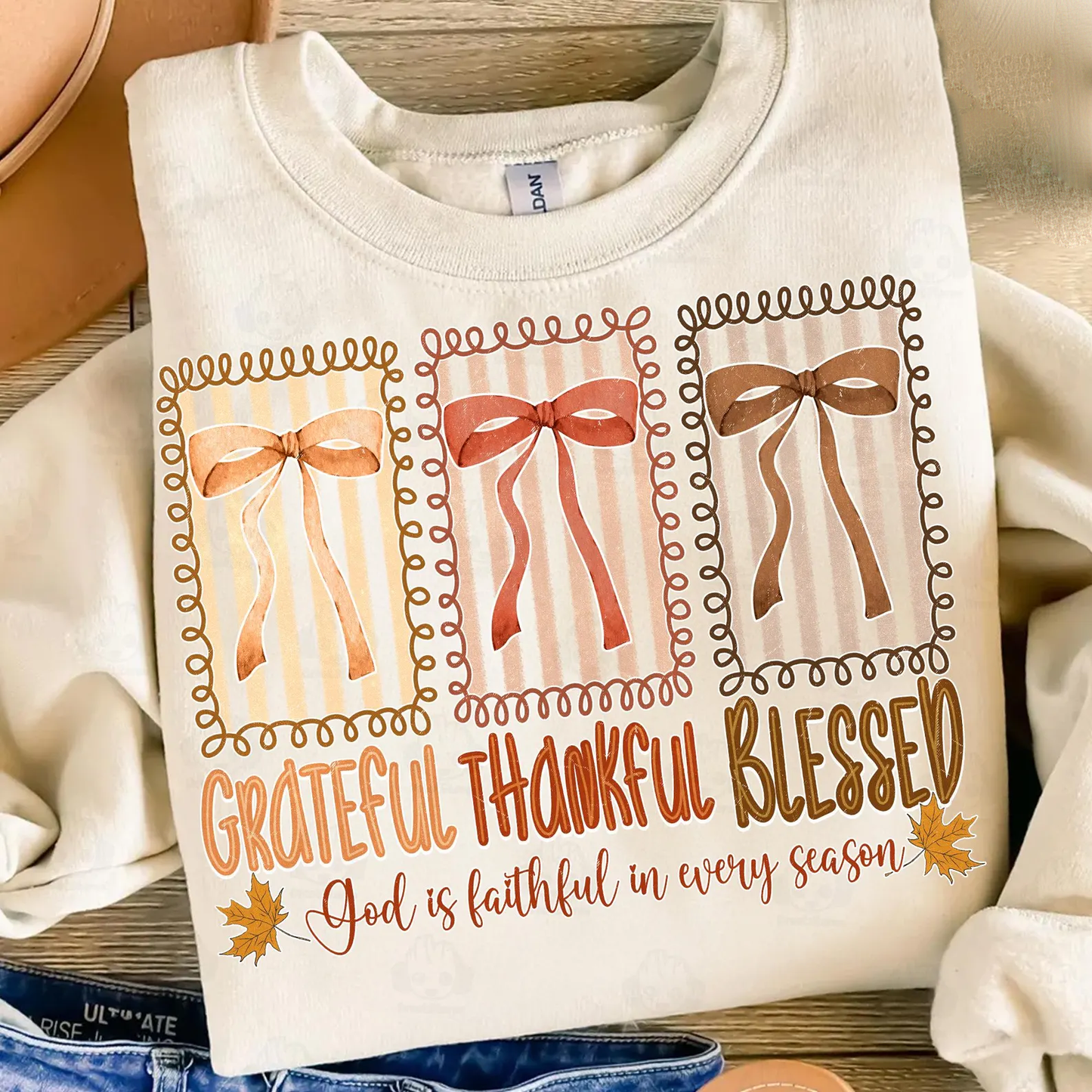 Grateful Stamp-Full Color DTF Transfer -2-5 Business Days