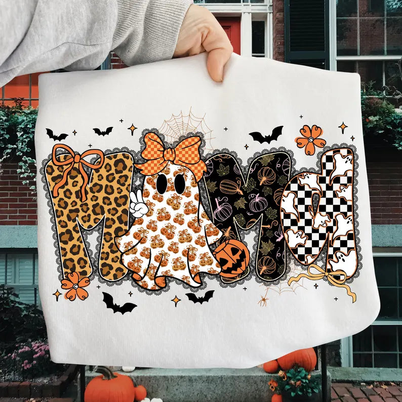 Halloween Mama Lace- Full Color- DTF TRANSFER-NEW RELEASE