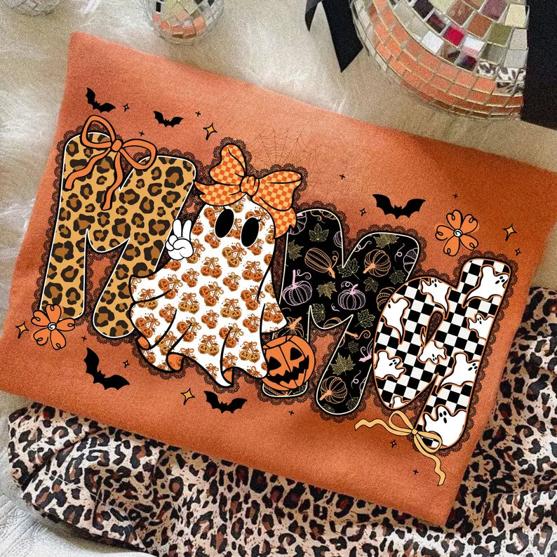 Halloween Mama Lace- Full Color- DTF TRANSFER-NEW RELEASE