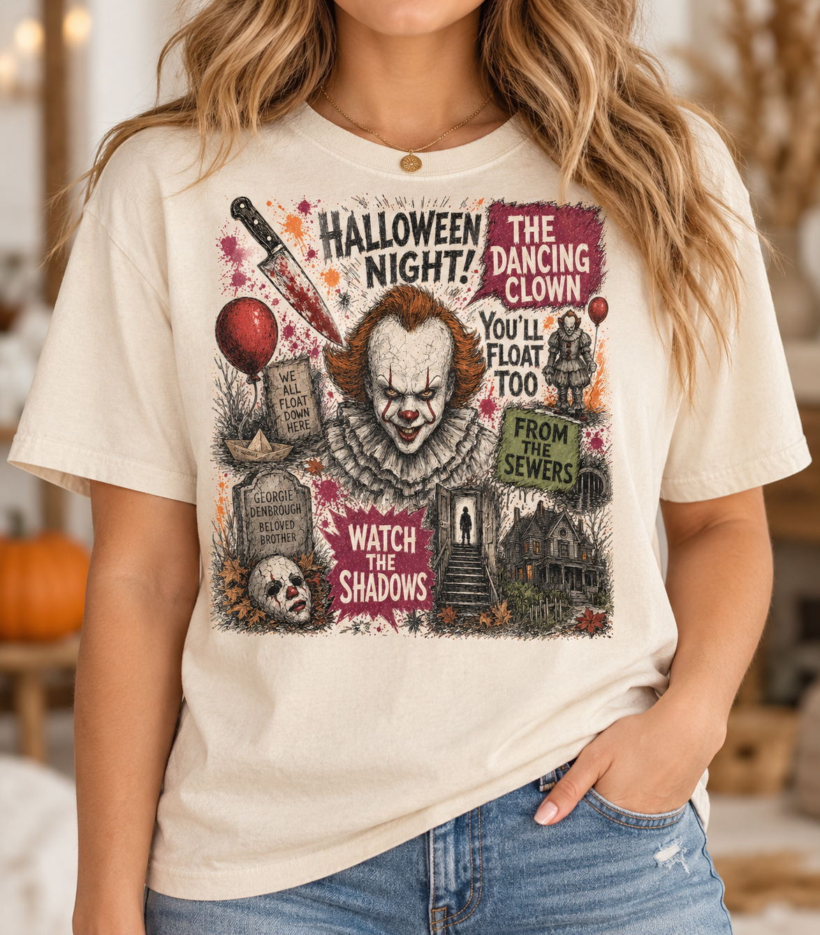 It Halloween Night - DTF Transfer - 2 to 5 business days