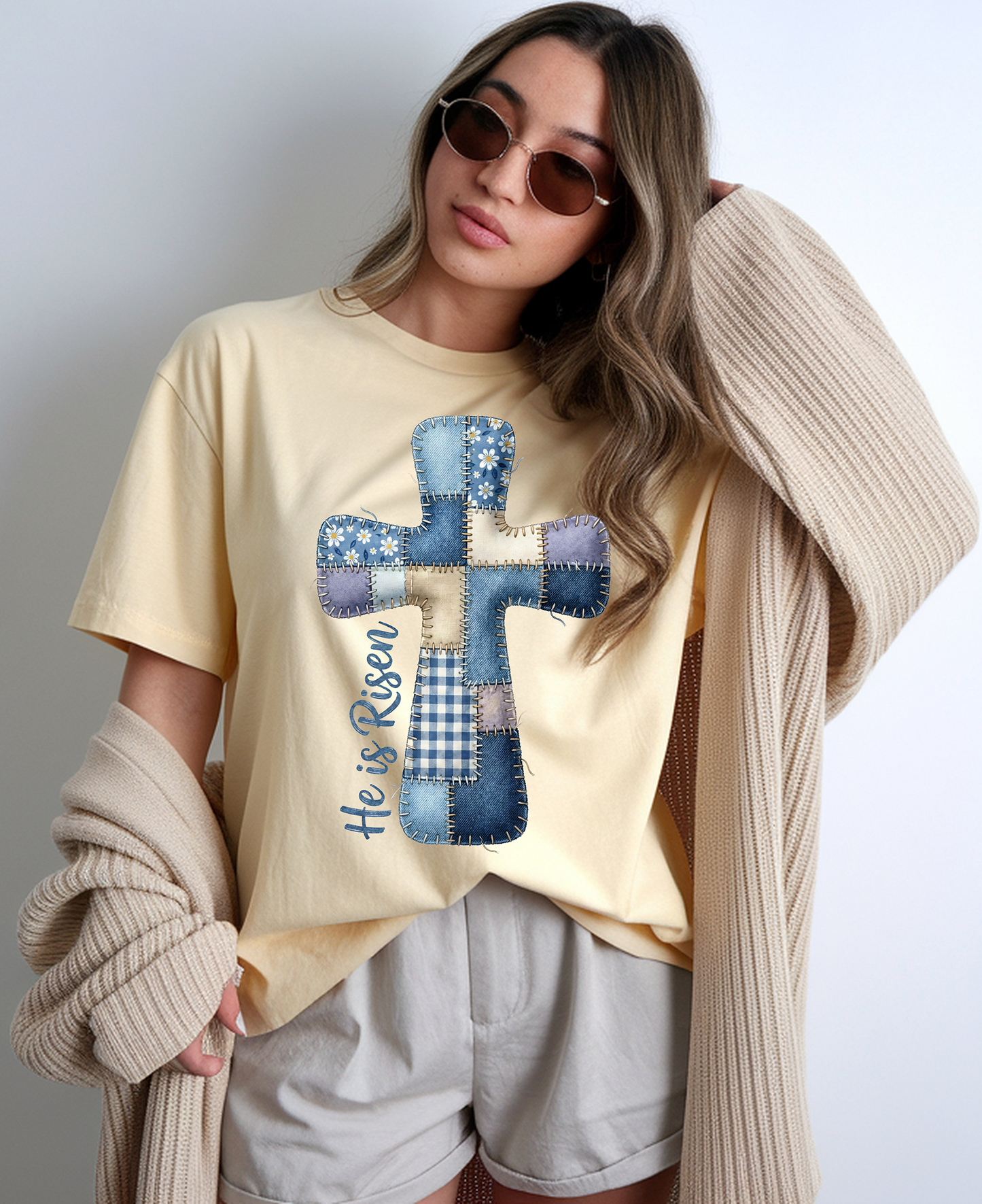 He Is Risen Patchwork - DTF Transfer - Friday New Releases