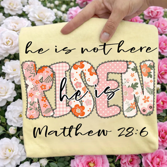 He is not here - Full Color - DTF Transfer - Flash Grab Friday