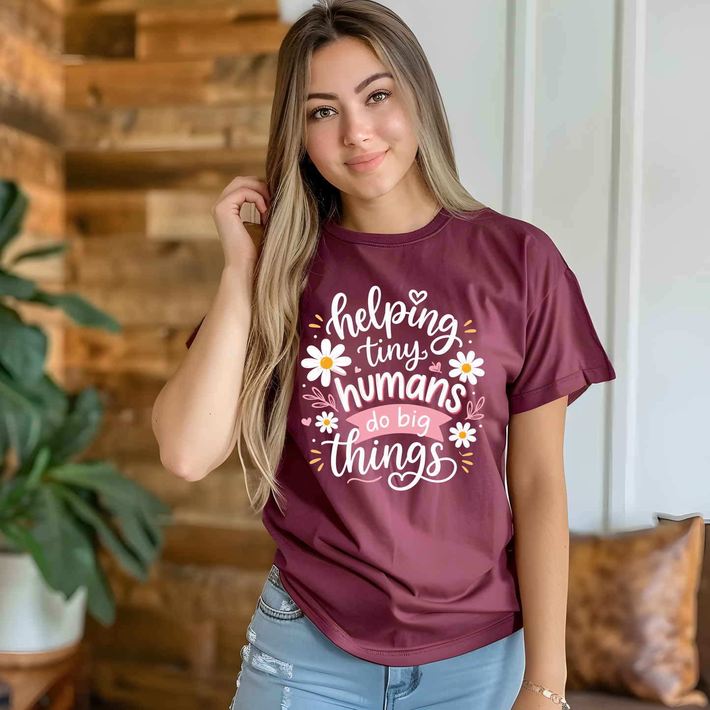 Helping Tiny Humans - Full Color DTF TRANSFER - WHOLESALE