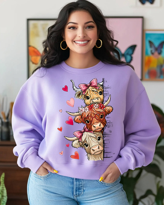 Highland love-Full Color DTF Transfer -2-5 Business Days