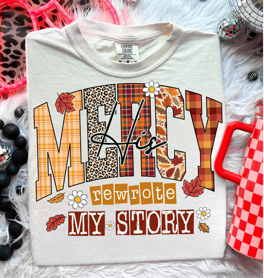 His Mercy - Full Color DTF Transfer -2-5 Business Days