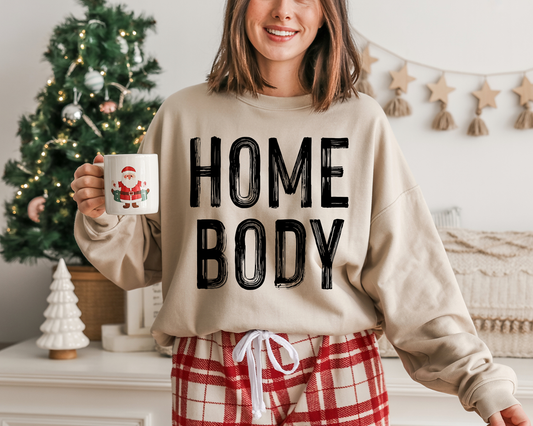 Home Body Black-Single Color DTF Transfer - Friday New Releases