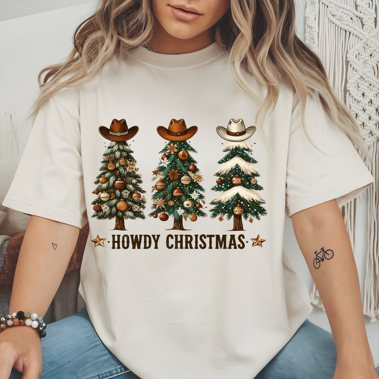 Howdy Christmas-Full Color-DTF TRANSFER-2-5 Business Days