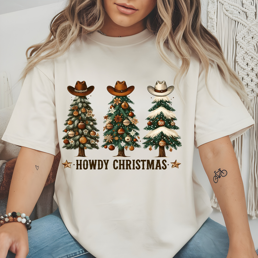 Howdy Christmas-Full Color-DTF TRANSFER-2-5 Business Days
