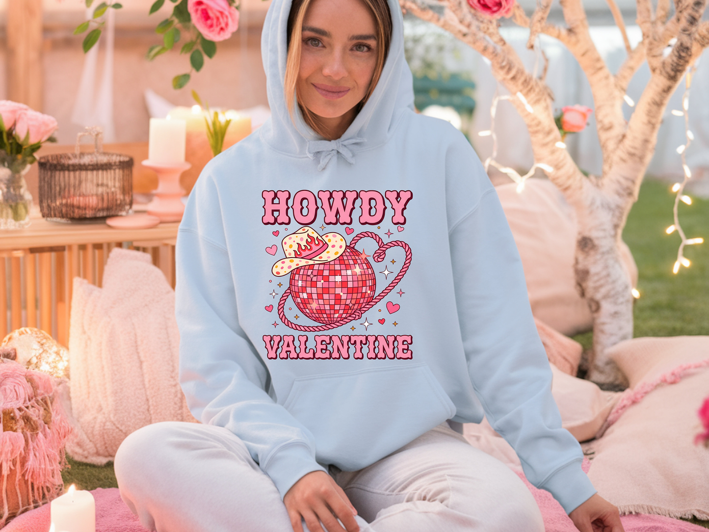 Howdy Valentine-Full Color -DTF Transfer-WHOLESALE