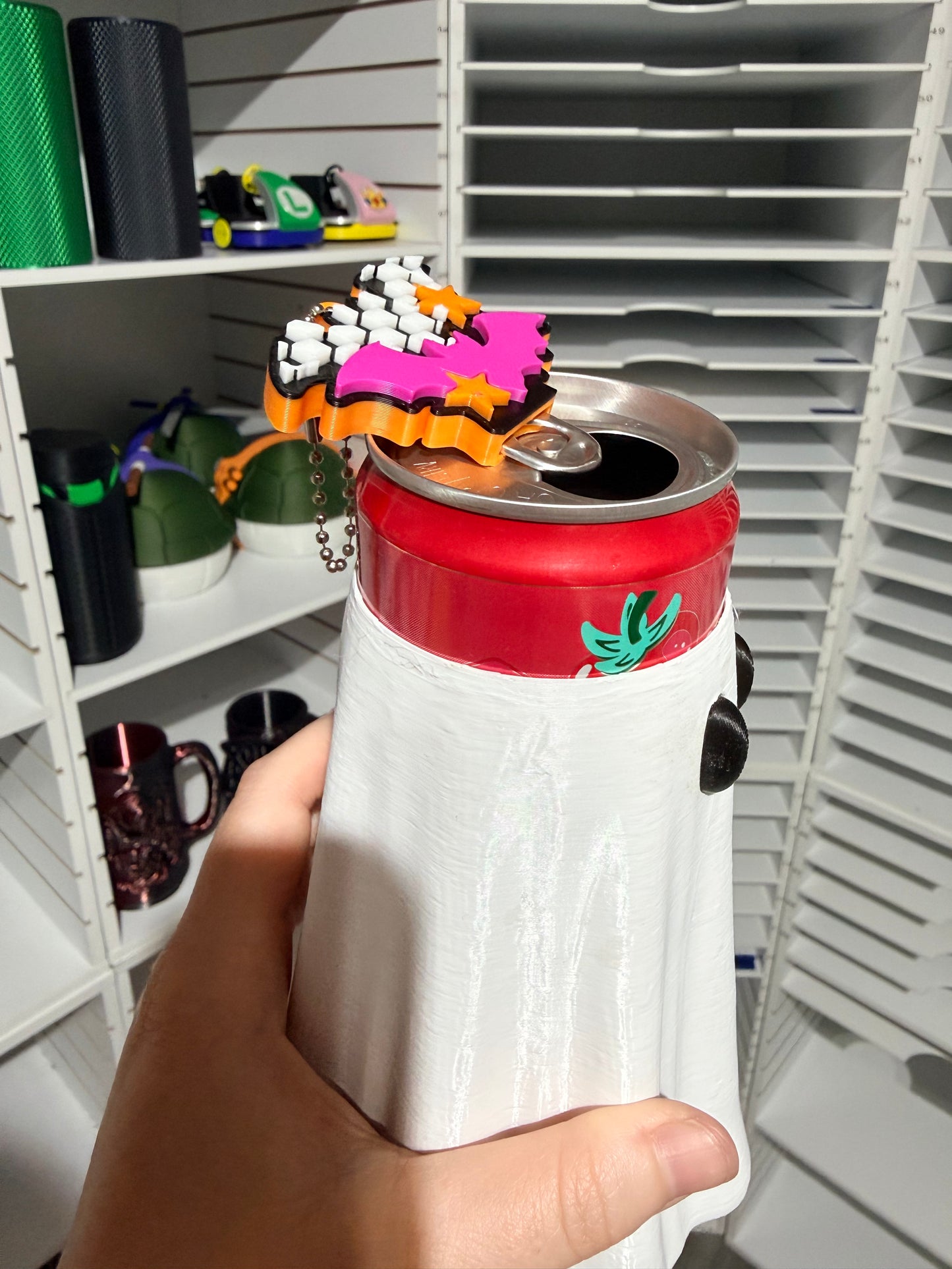 Completely Batty - Can Tab Opener Keychain - 3D Printed - Flash Grab Friday