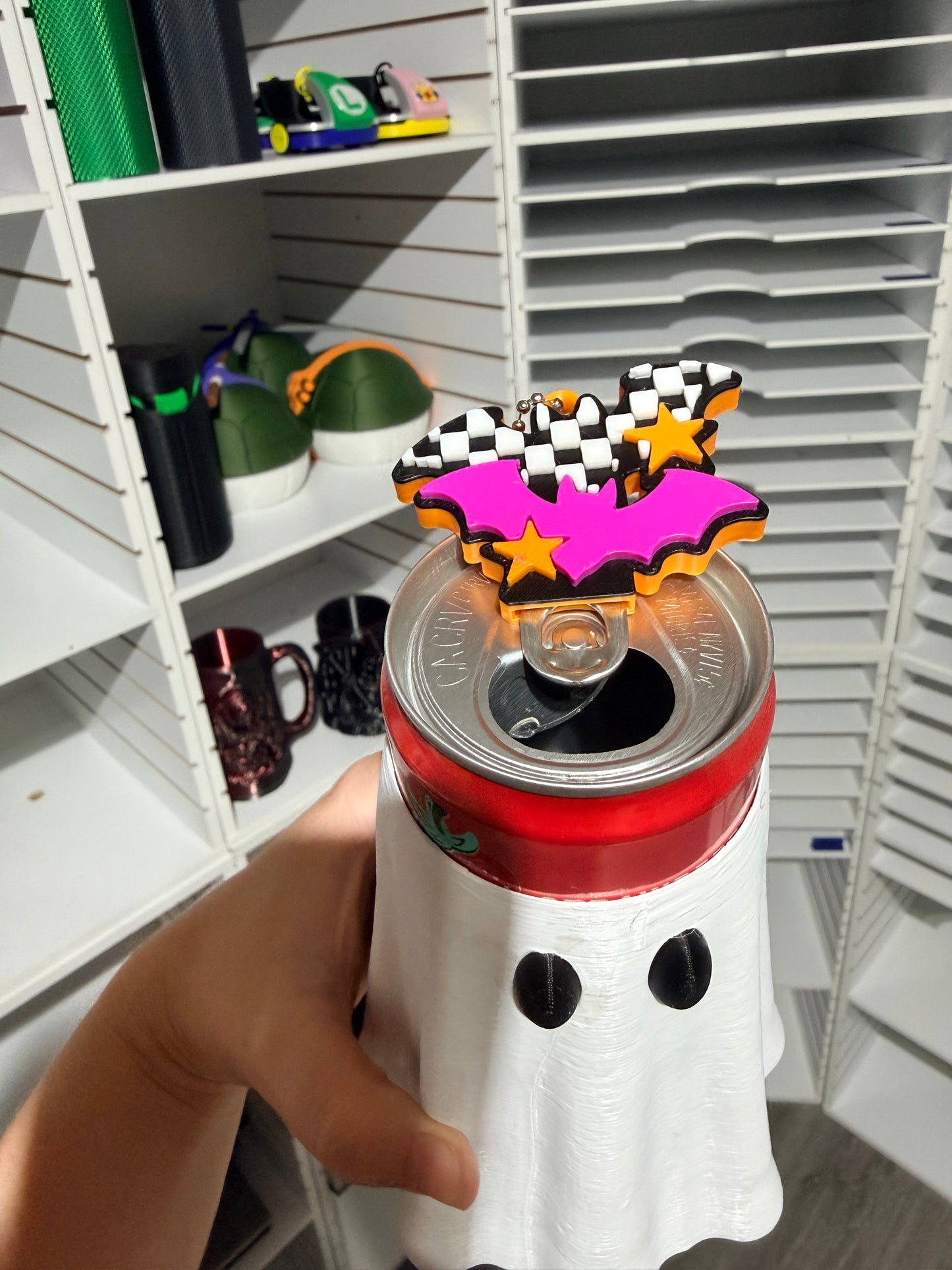 Completely Batty - Can Tab Opener Keychain - 3D Printed - Flash Grab Friday