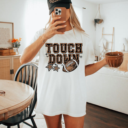 Touch Down Girly - Full Color DTF Transfer