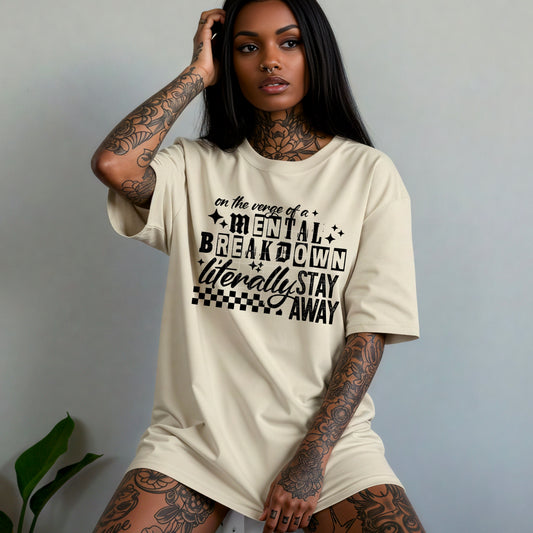 Stay Away - Full Color DTF Transfer - RTS - 7