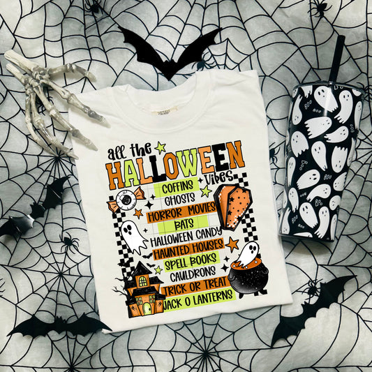 All The Halloween Vibes - Full Color DTF Transfer - RTS #9