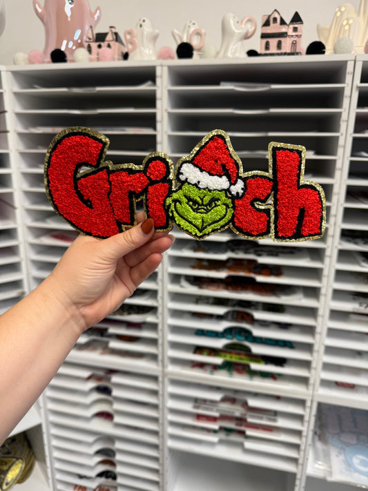Red Grump - Sequin Patch - Friday New Release