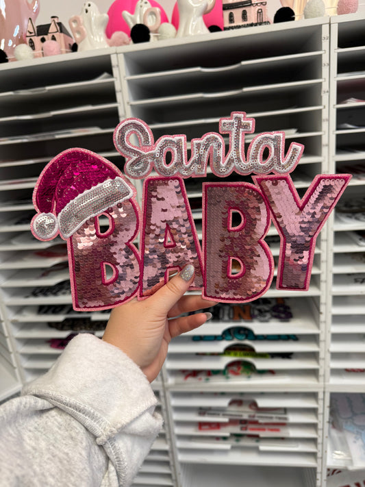Santa Baby - Sequin Patch - Friday New Release