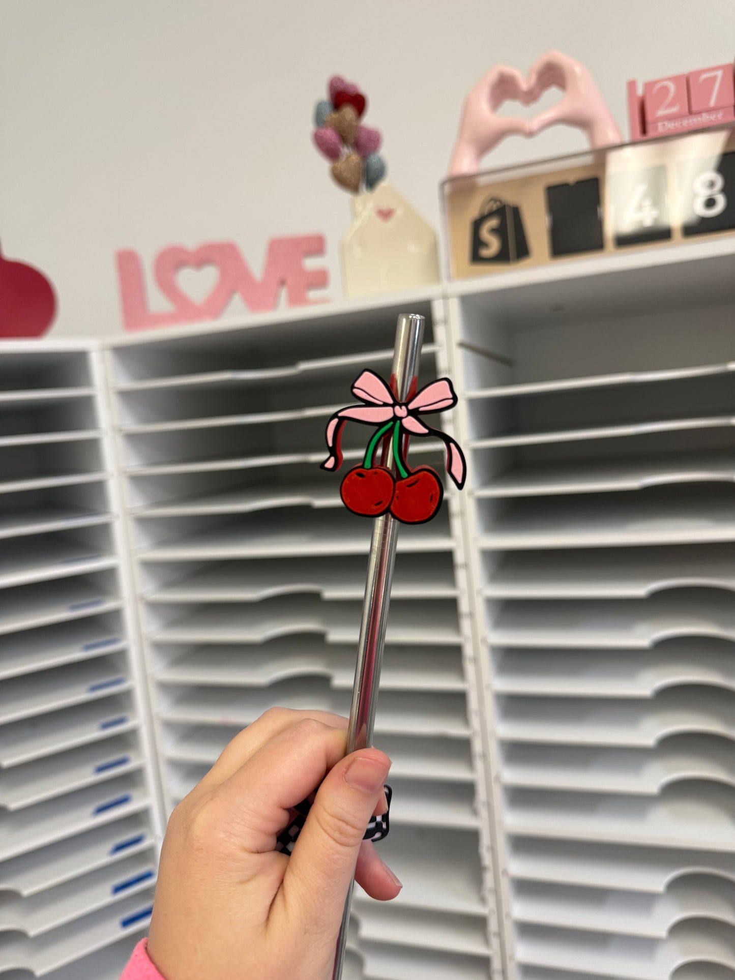 Cherry Coquette - Straw Topper - Friday New Releases