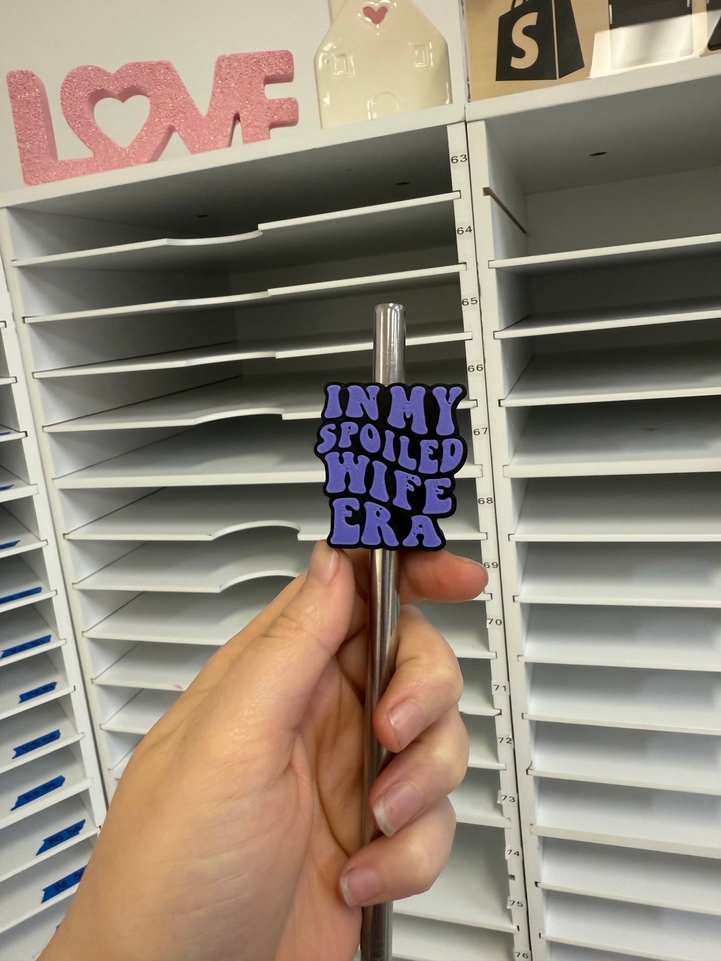 In My Spoiled Wife ERA - Straw Topper - Fit's up to 40oz - Friday New Releases