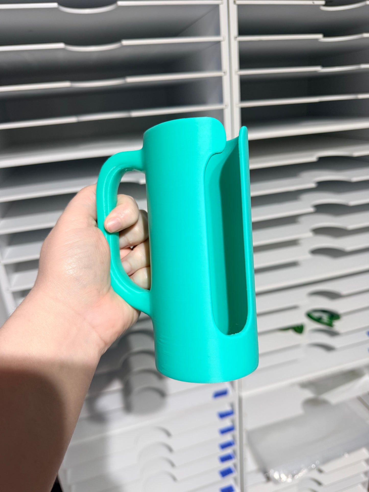 Pretty Grip Drink Holders - Mint - 12oz Can Holder With handle - RTS