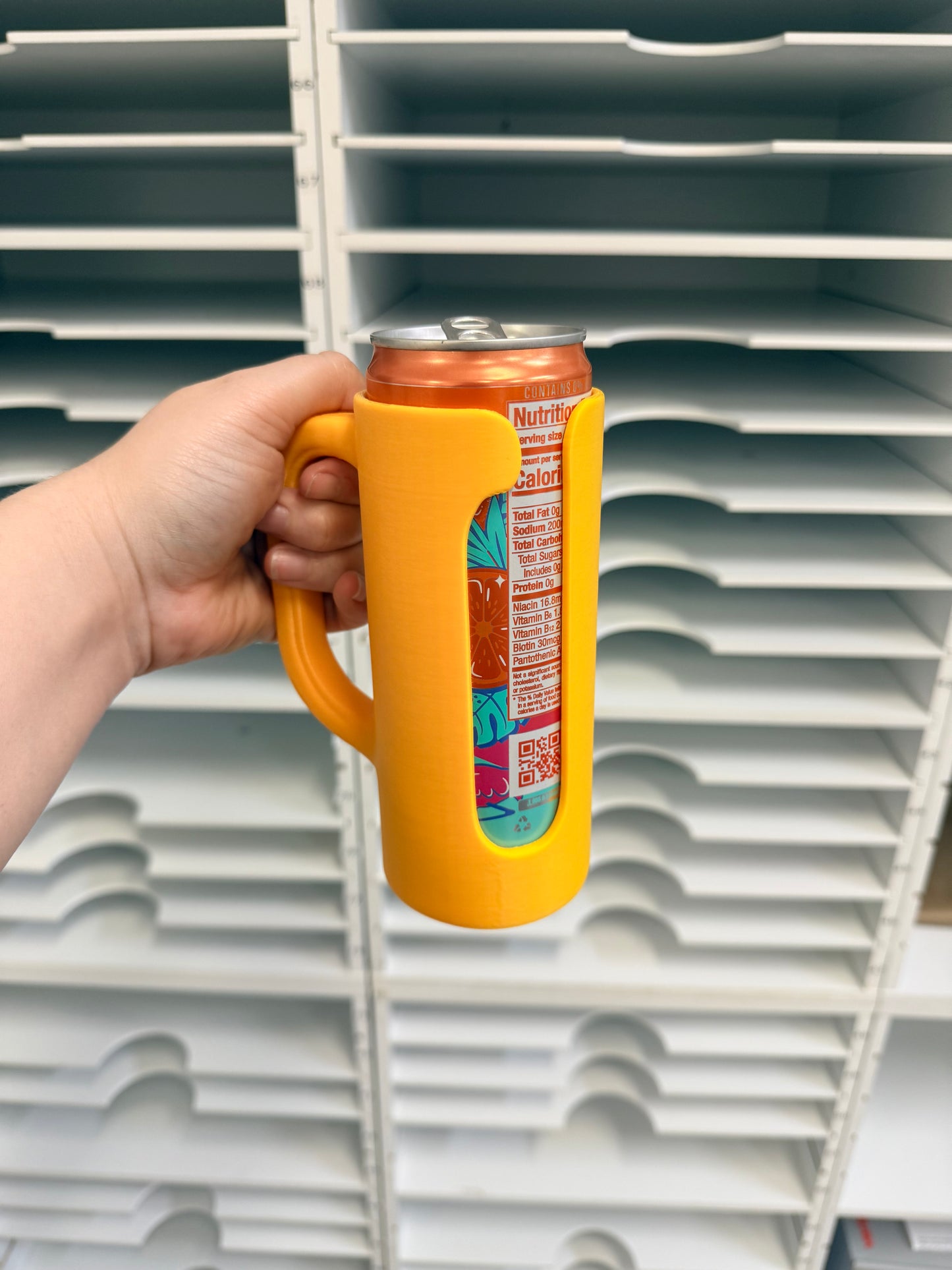 Pretty Grip Drink Holders - Gold - 12oz Can Holder With handle - RTS