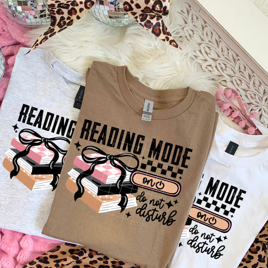 Reading Mode On - Full Color DTF Transfer - RTS # 75