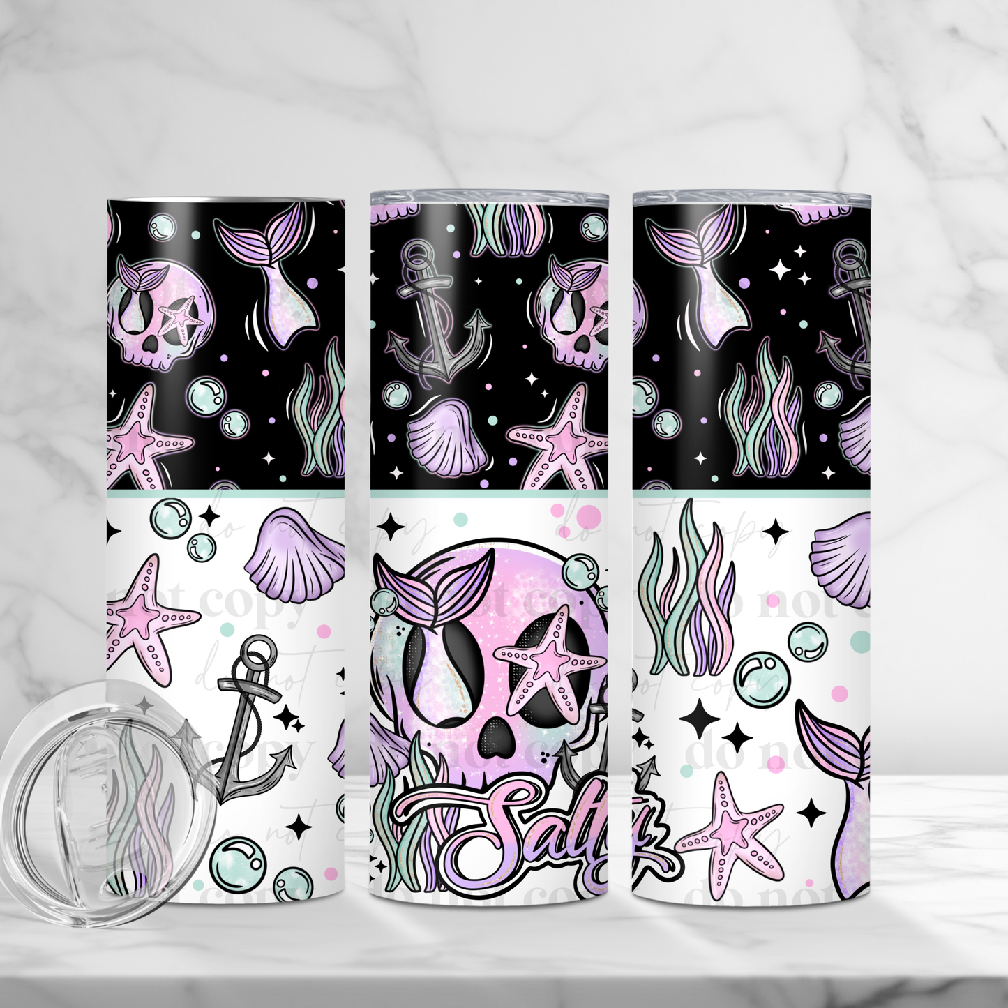 Skulls & Stars -20oz TUMBLER WRAP