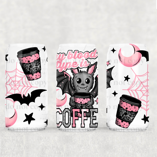 Coffee Bat- UVDTF Wrap